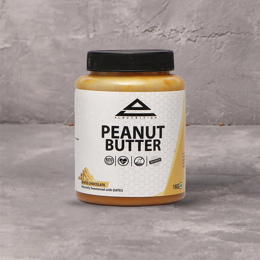 White Chocolate Peanut Butter Sweetened with Dates
