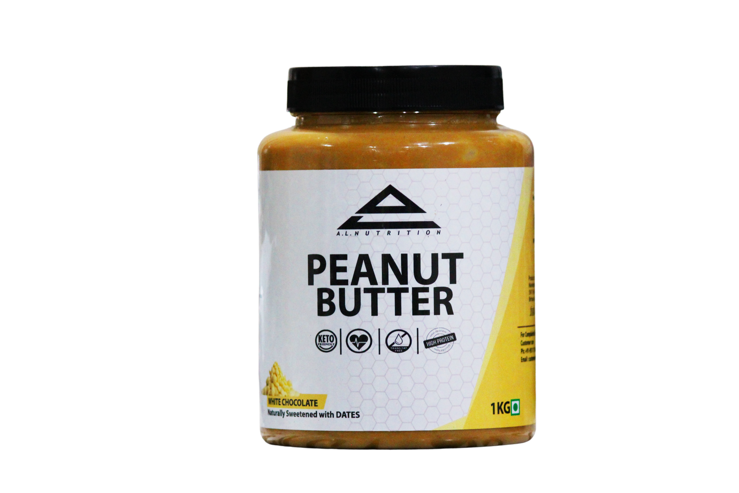 White Chocolate Peanut Butter Sweetened with Dates